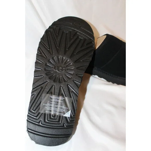 UGG Men's Slip-On Black Leisure Suede Scuffs Slippers SZ 11 NEW - Picture 6 of 6